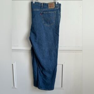 Levis 560 Comfort Mens Jeans Size 60x32 Medium Wash Straight Leg